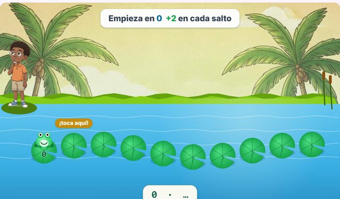 Simulador real: La Charca de los Saltos, secuencias de 3.º de Primaria